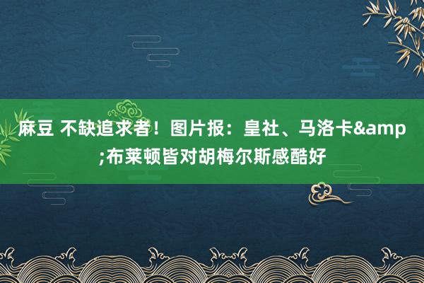 麻豆 不缺追求者！图片报：皇社、马洛卡&布莱顿皆对胡梅尔斯感酷好