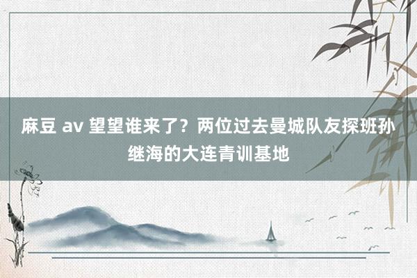 麻豆 av 望望谁来了？两位过去曼城队友探班孙继海的大连青训基地