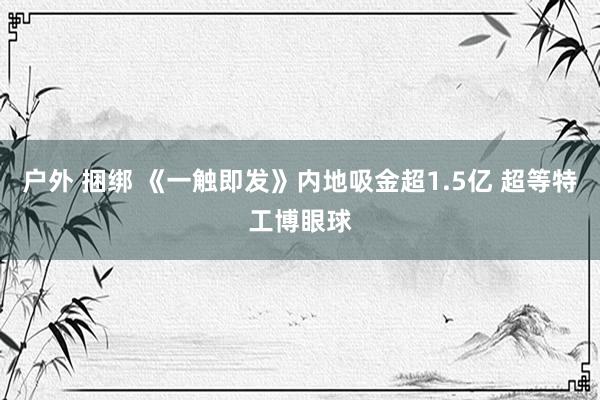 户外 捆绑 《一触即发》内地吸金超1.5亿 超等特工博眼球