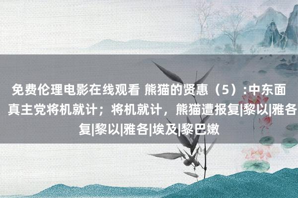 免费伦理电影在线观看 熊猫的贤惠（5）:中东面孔一触即发，真主党将机就计；将机就计，熊猫遭报复|黎以|雅各|埃及|黎巴嫩